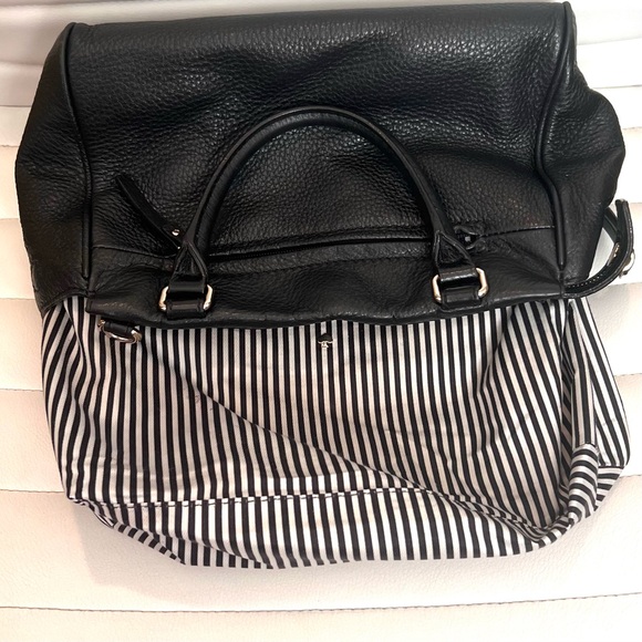 Kate Spade Black Leather Jackson Street Satchel Good Condition - Picture 10 of 13